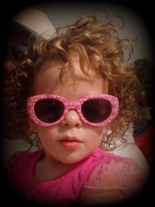 Toddler with sunglasses